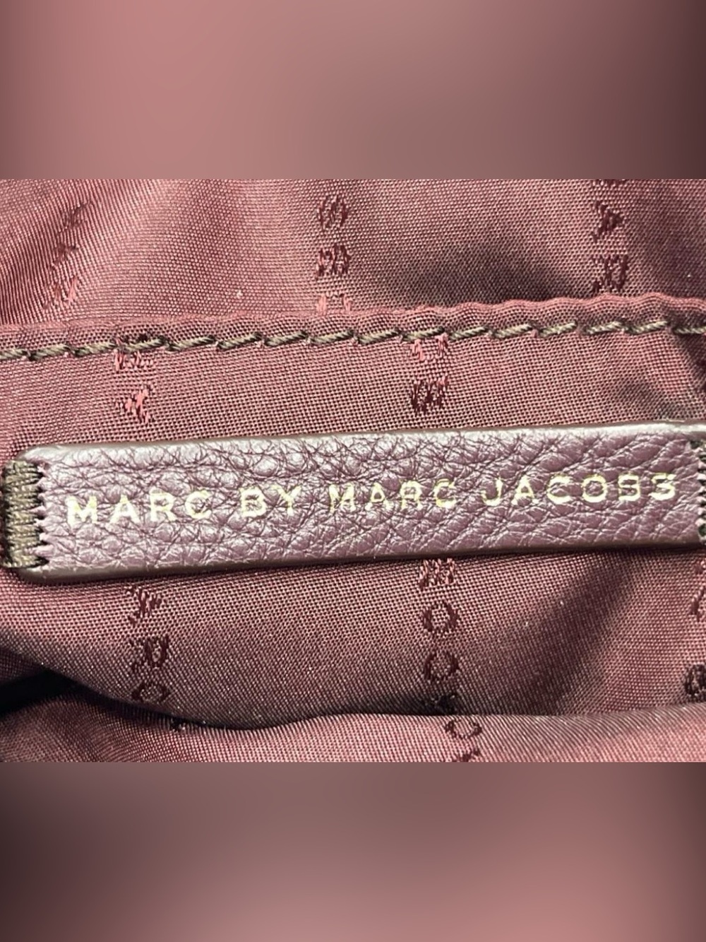 Marc by Marc Jacobs Classic Q Percy Crossbody Bag Deep Burgundy Leather - Picture 7 of 8